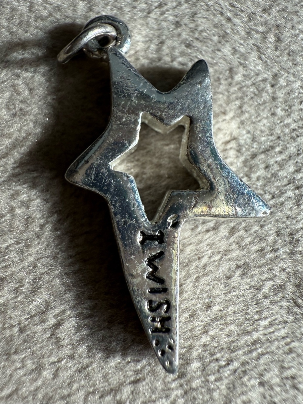 TWISH Silver Star & Lightning Pendant